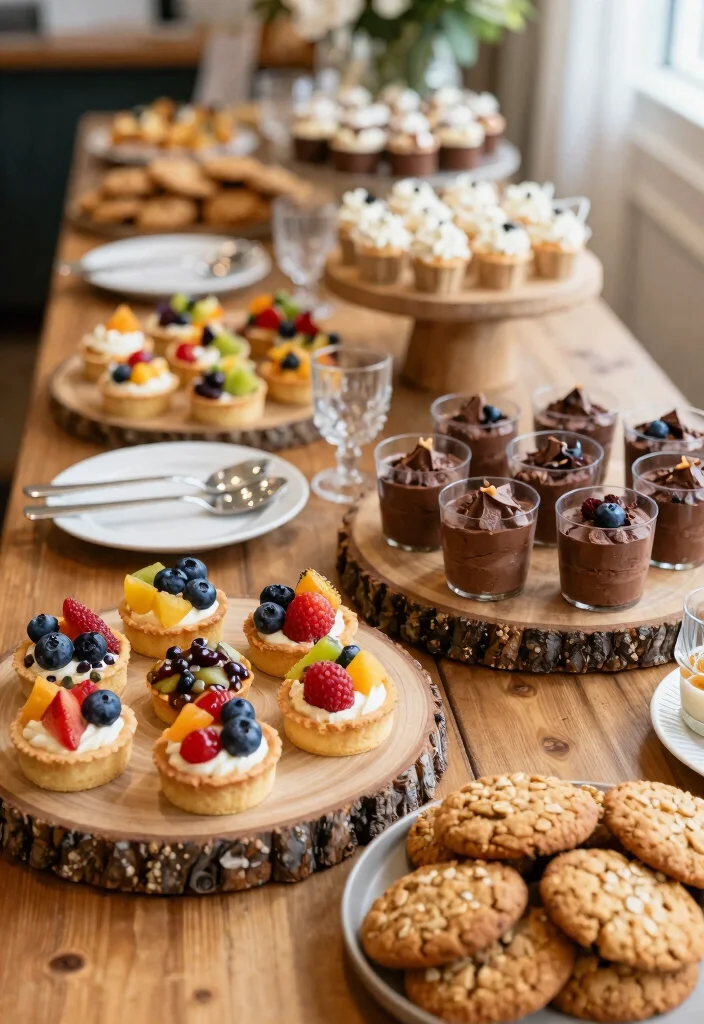 14 Brunch Bridal Shower Ideas for Delicious Stylish Midday Celebrations 67 14 Brunch Bridal Shower Ideas for Delicious Stylish Midday Celebrations - 7. Sustainable Dessert Station 1