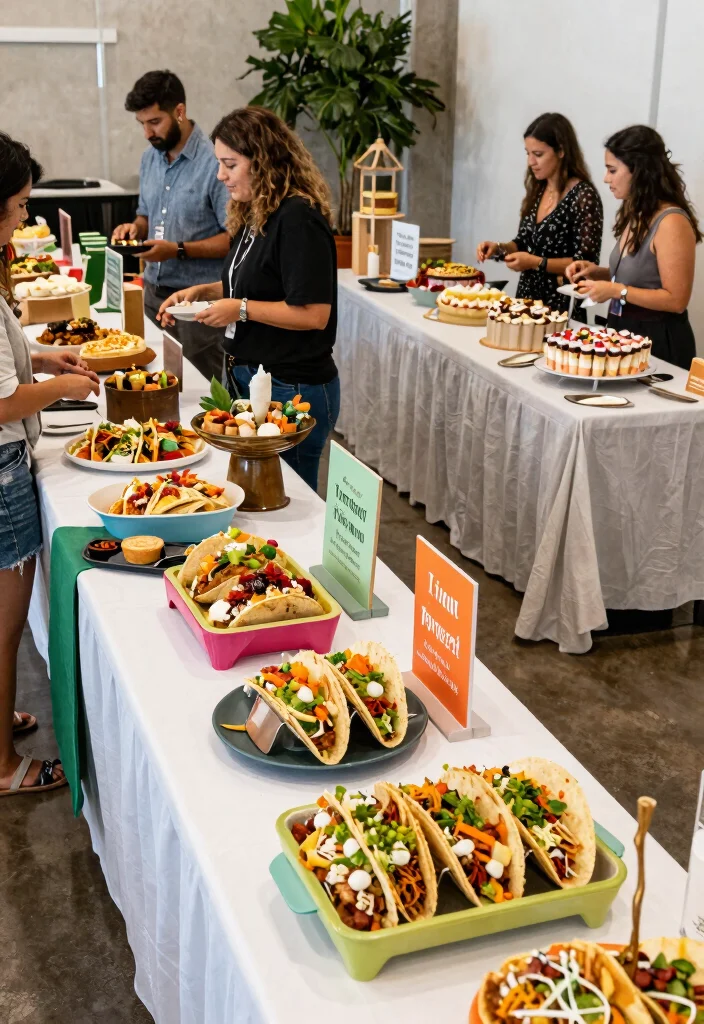 14 Engagement Decoration Ideas for Chic Romantic and Photo Ready Parties - 12. Interactive Food Stations 1