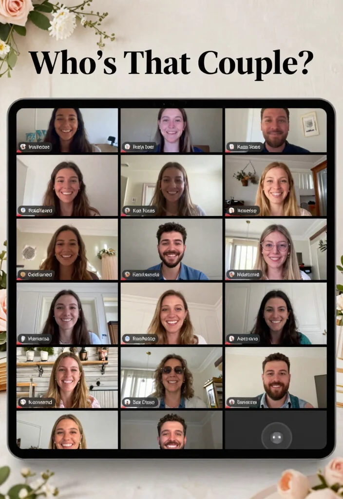 14 Fun Wedding Shower Games for Lively Easy and Guest Friendly Entertainment - 12. Who’s That Couple? 1