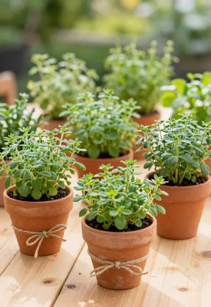 14 Inexpensive Centerpiece Ideas for Stylish Budget Friendly Event Decor - 2. Potted Herbs 1