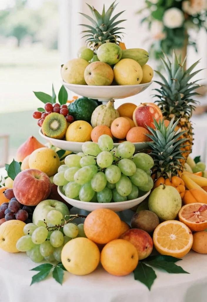 14 Inexpensive Centerpiece Ideas for Stylish Budget Friendly Event Decor - 8. Fruit Centerpieces 1