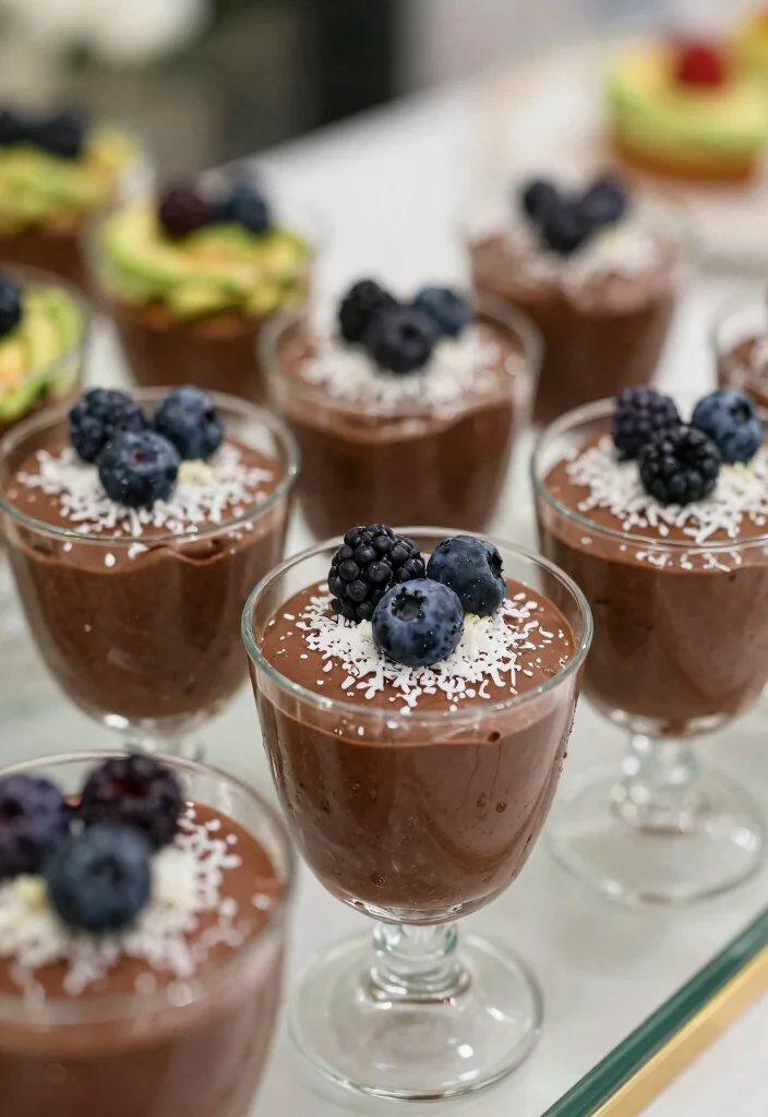 14 Inexpensive Wedding Meal Options for Satisfying Budget-Friendly Receptions - 13. Luscious Chocolate Avocado Mousse 1