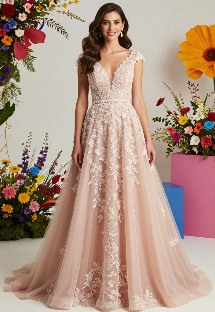 14 Unique Wedding Dress Styles for Modern Chic and Trendy Brides - 13. Colorful Alternatives 1