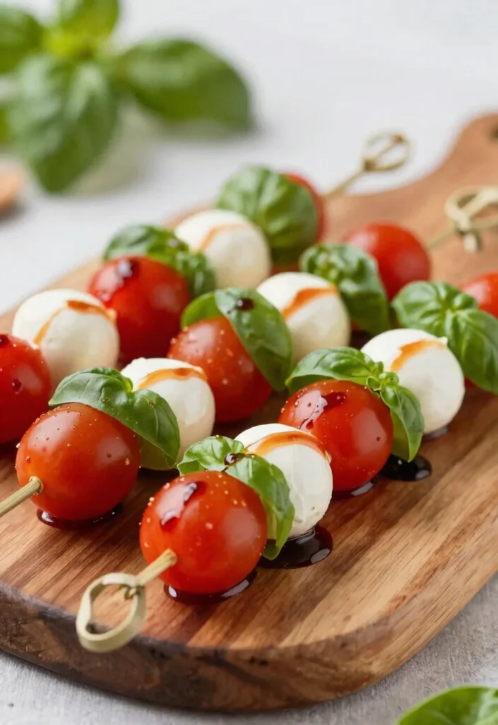 14 Wedding Finger Food Ideas on a Budget for Easy Guest Friendly Bites - 1. Mini Caprese Skewers 1