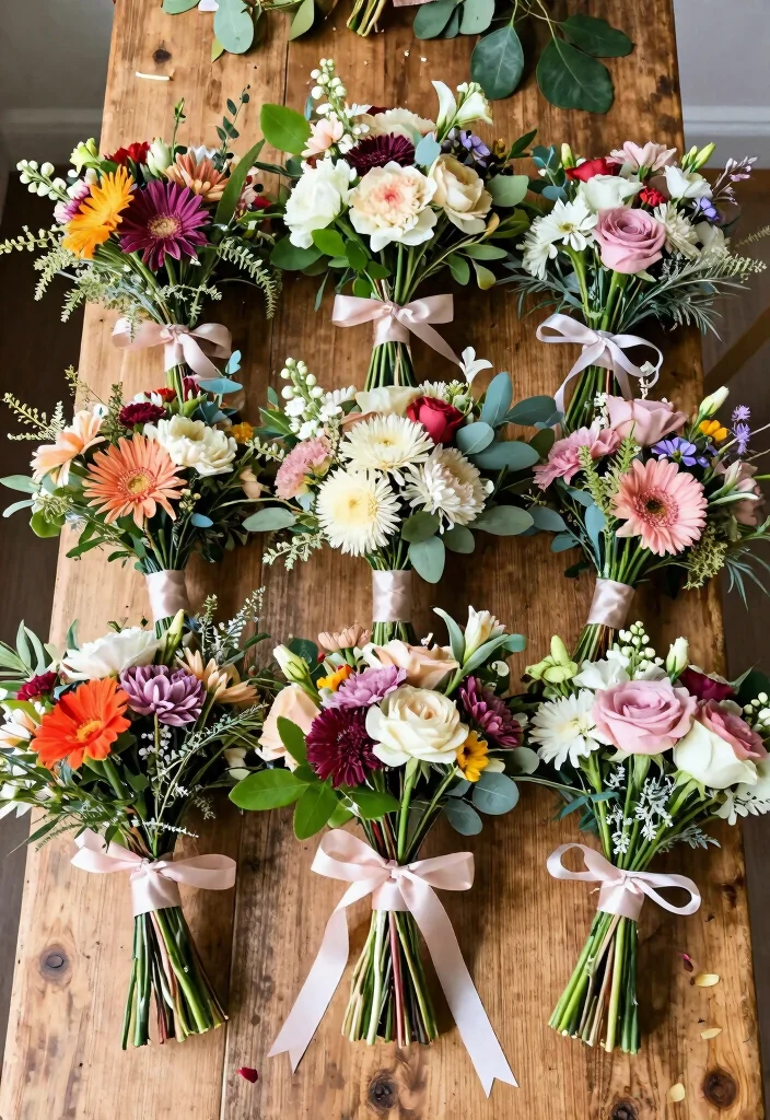 16 Bridal Bouquet Ideas for Stylish Elegant and Trendy Wedding Looks - 13. Multi-Bouquet Pairing 1