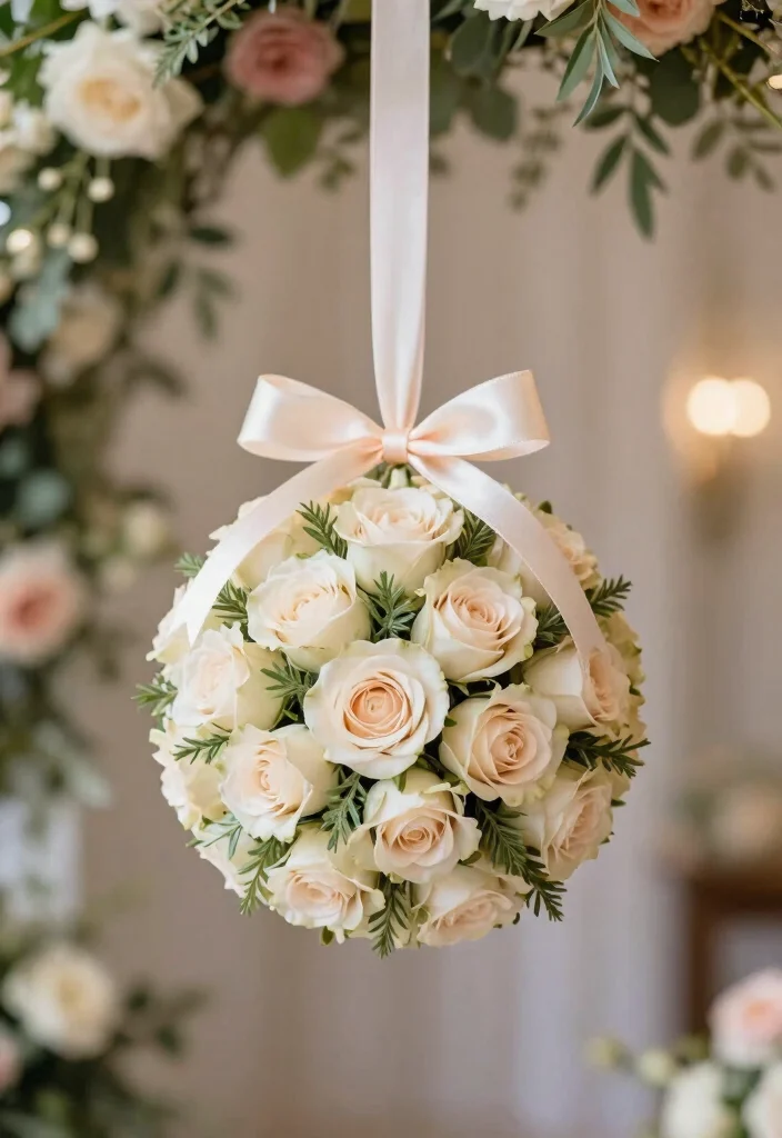16 Bridal Bouquet Ideas for Stylish Elegant and Trendy Wedding Looks - 14. Dainty Pomander Balls 1