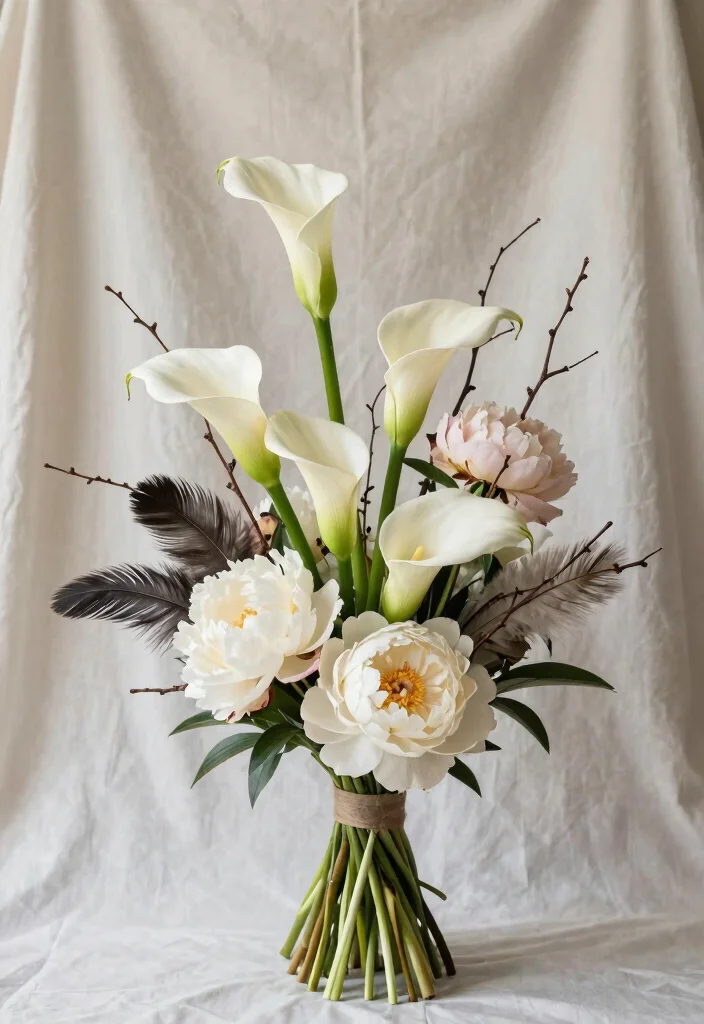 16 Bridal Bouquet Ideas for Stylish Elegant and Trendy Wedding Looks - 16. Unique Shape Bouquets 1