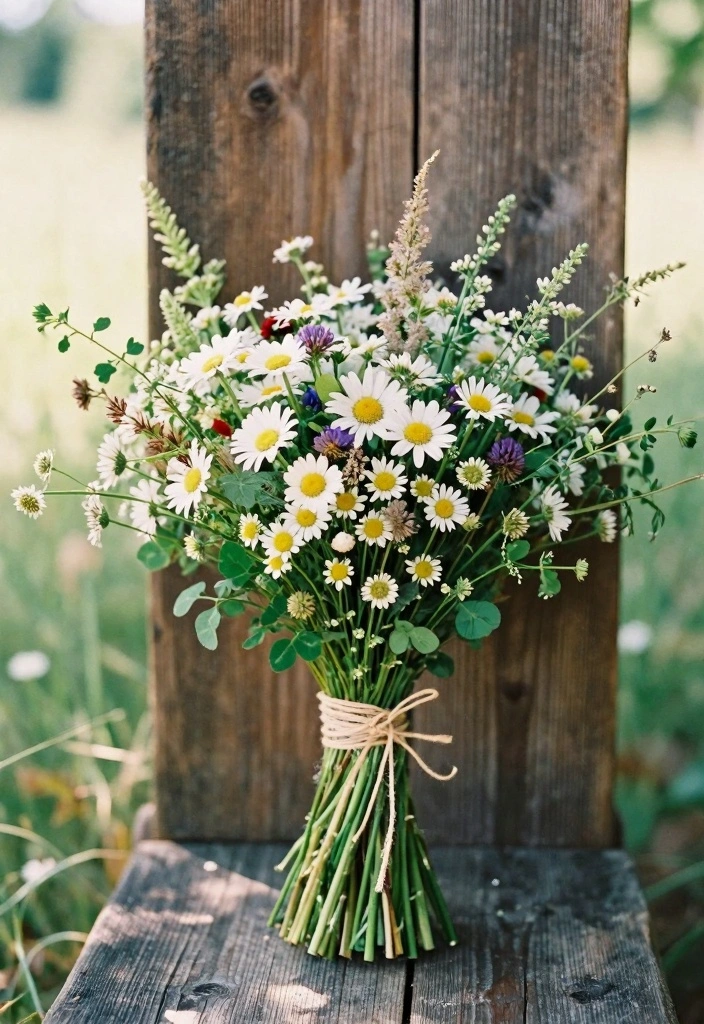 16 Bridal Bouquet Ideas for Stylish Elegant and Trendy Wedding Looks - 4. Foraged Florals 1