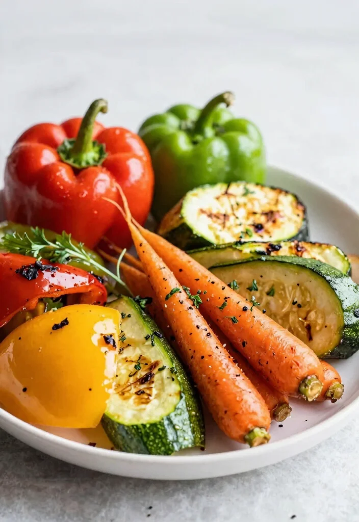 16 Bridal Shower Food Ideas for Easy Elegant and Crowd Pleasant Bites - 15. Roasted Vegetable Platter 1