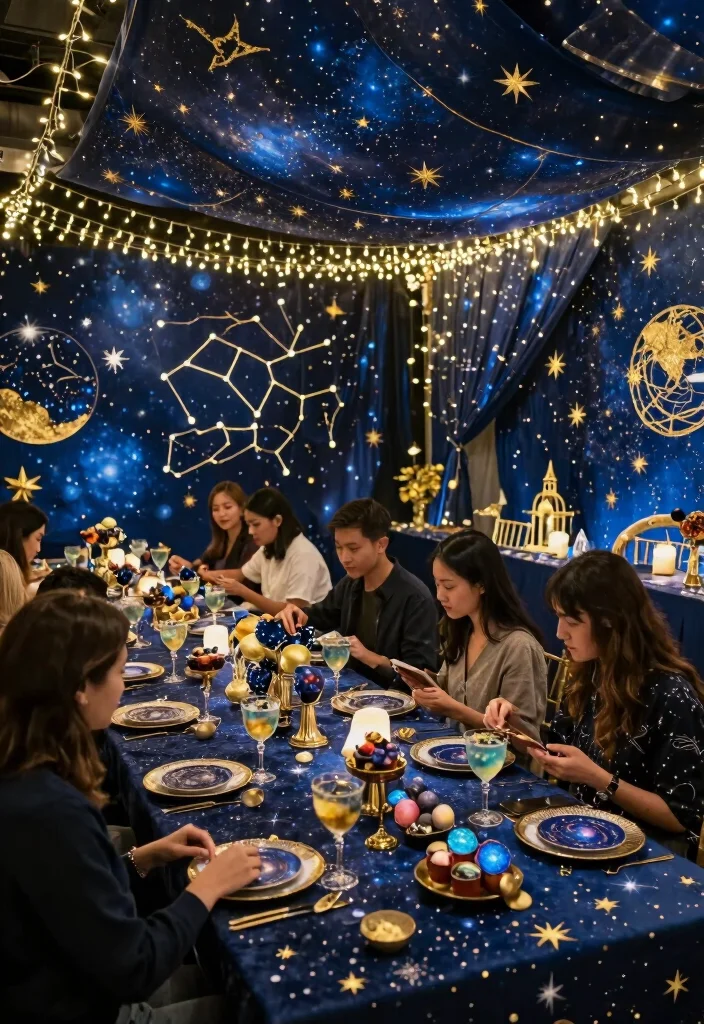 16 Bridal Shower Theme Ideas for Stylish, Creative, and Pinterest-Ready Events - 10. Celestial Celebration 1