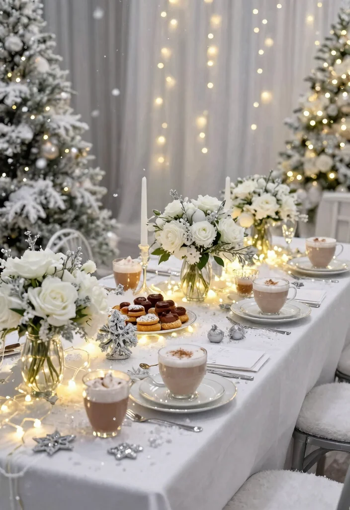 16 Bridal Shower Theme Ideas for Stylish, Creative, and Pinterest-Ready Events - 12. Winter Wonderland 1
