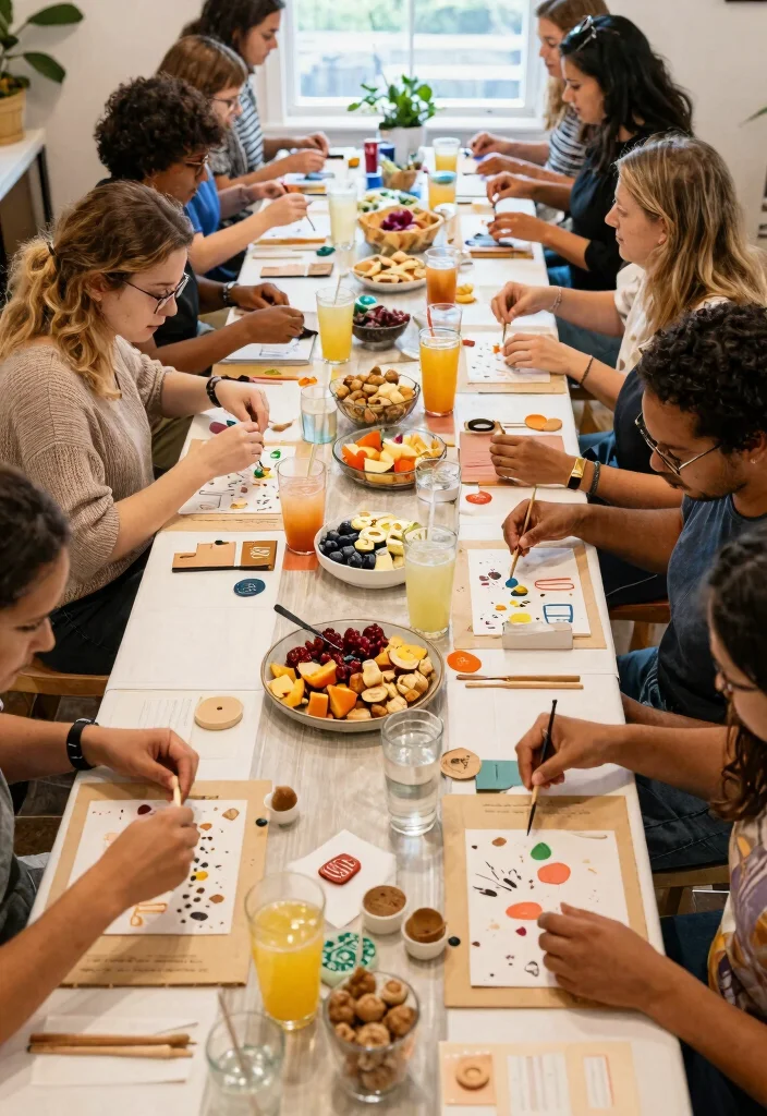 16 Bridal Shower Theme Ideas for Stylish, Creative, and Pinterest-Ready Events - 15. DIY Crafting Party 1