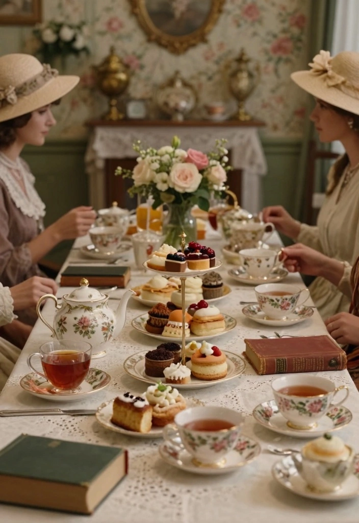 16 Bridal Shower Theme Ideas for Stylish, Creative, and Pinterest-Ready Events - 3. Vintage Tea Party 1