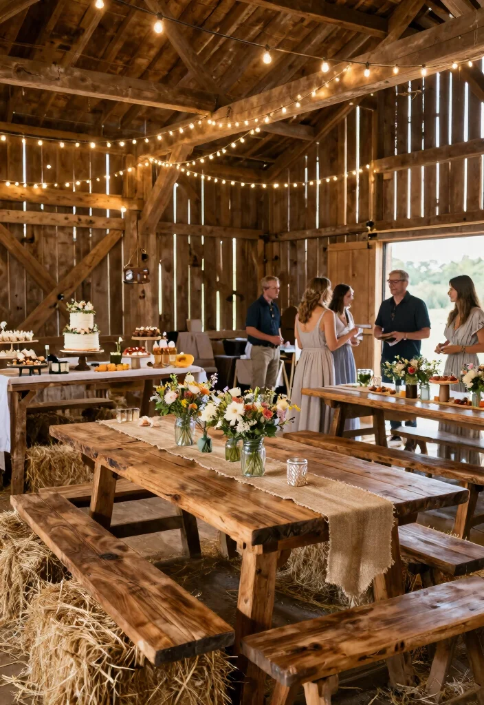 16 Bridal Shower Theme Ideas for Stylish, Creative, and Pinterest-Ready Events - 4. Rustic Barn 1
