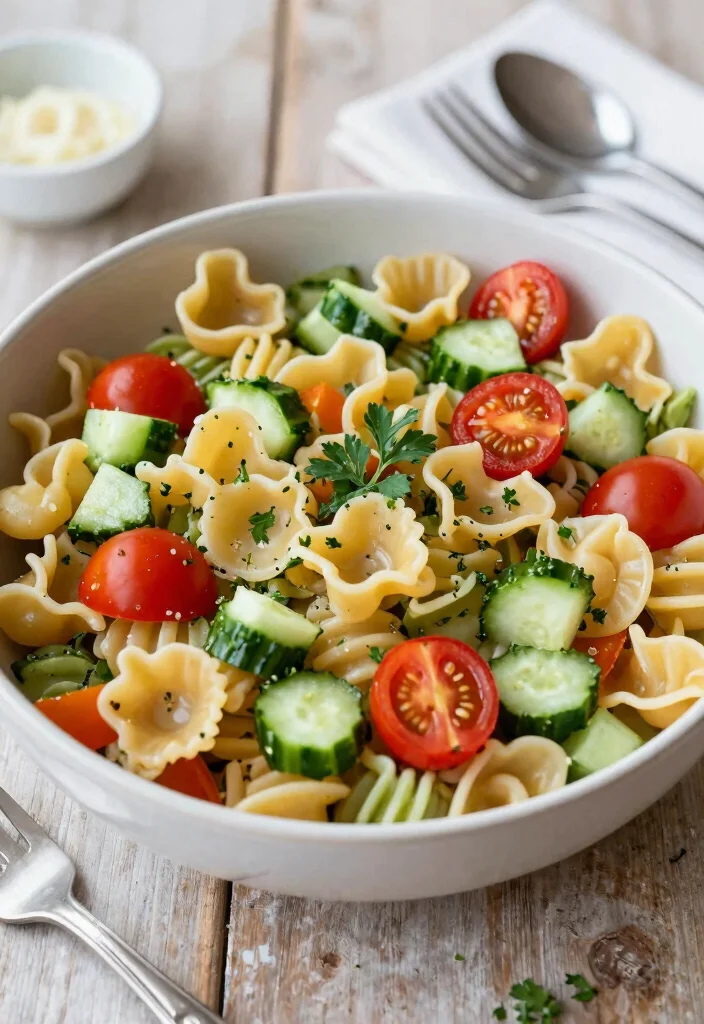 16 Budget Friendly Wedding Reception Food Ideas for Easy Stylish Catering - 6. Flavor-Packed Pasta Salad 1