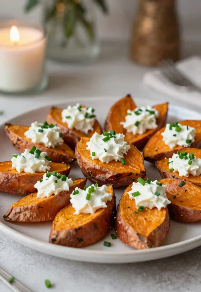 16 Budget Friendly Wedding Reception Food Ideas for Easy Stylish Catering - 9. Sweet Potato Bites 1