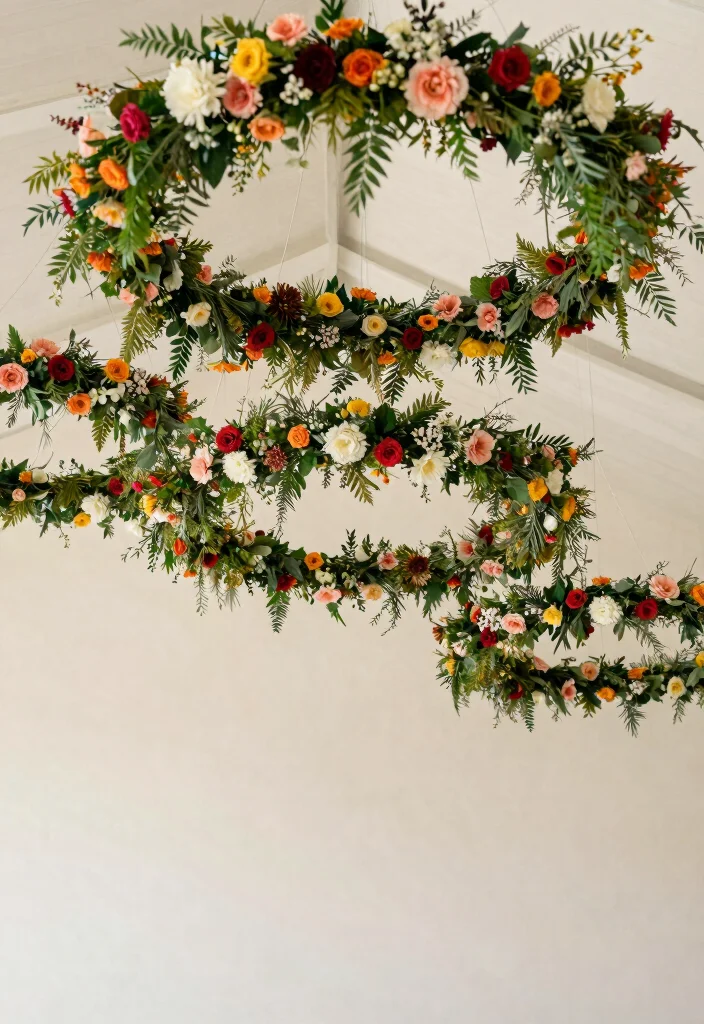 16 Floral Backdrop Ideas for Fresh Elegant and Trendy Event Styling - 11. Floral Halos 1