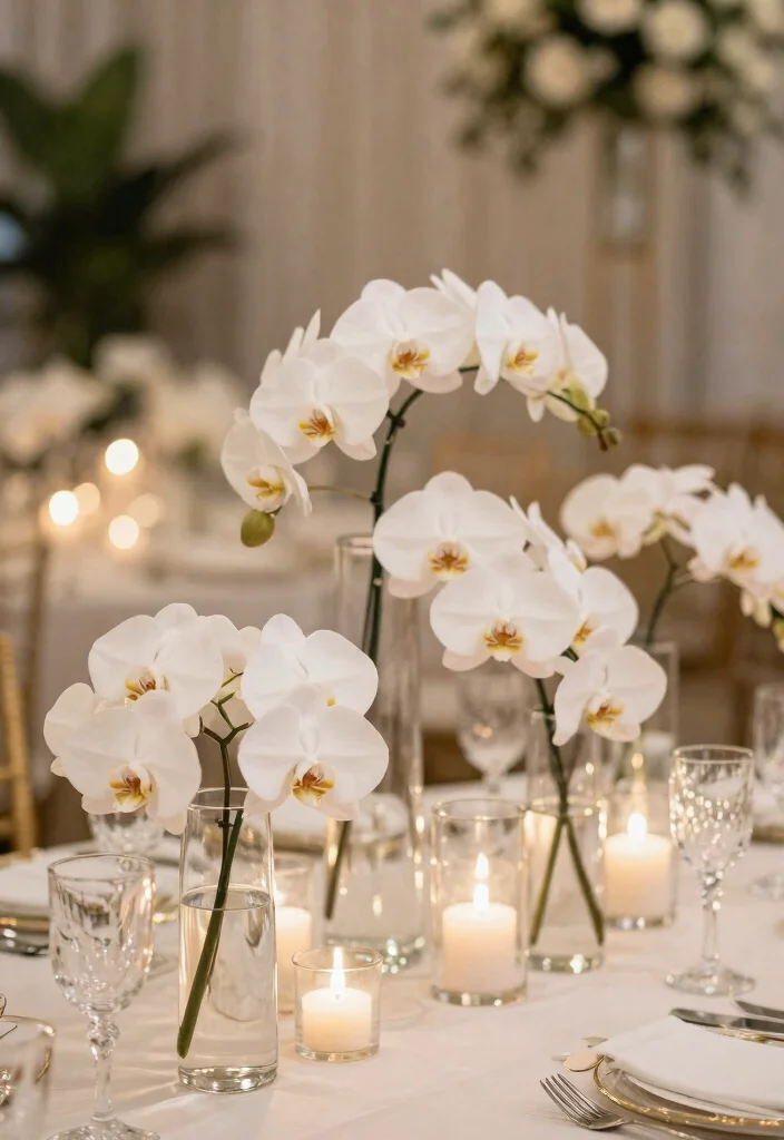 16 Floral Centerpiece Ideas for Fresh Elegant and Versatile Event Styling 89 16 Floral Centerpiece Ideas for Fresh Elegant and Versatile Event Styling - 9. Eco-Friendly Orchid Arrangements 1