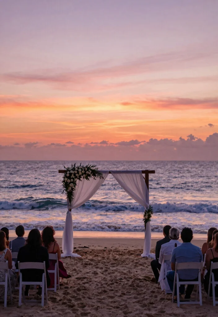 16 Wedding Backdrop Ideas for Stunning Ceremony and Reception Photos 111 16 Wedding Backdrop Ideas for Stunning Ceremony and Reception Photos - 11. Beachside Bliss 1