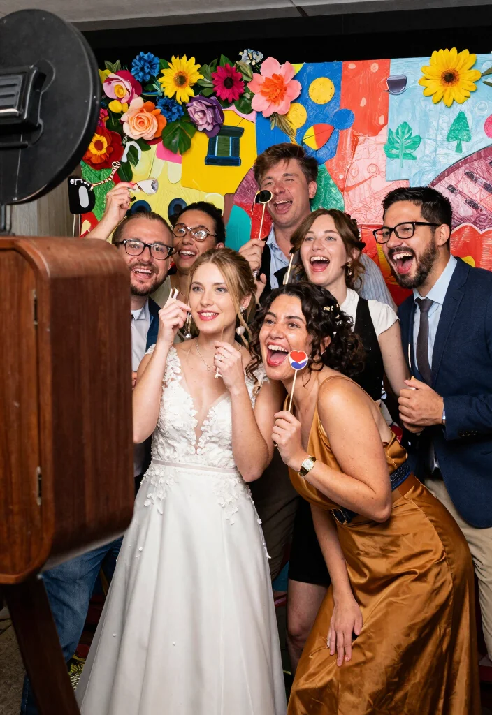 16 Wedding Backdrop Ideas for Stunning Ceremony and Reception Photos 166 16 Wedding Backdrop Ideas for Stunning Ceremony and Reception Photos - 16. Interactive Photo Booth Backdrop 1